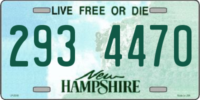 NH license plate 2934470