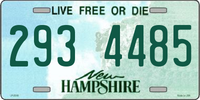 NH license plate 2934485