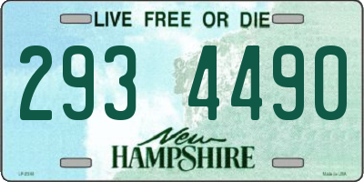 NH license plate 2934490
