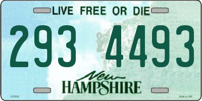 NH license plate 2934493