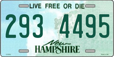 NH license plate 2934495