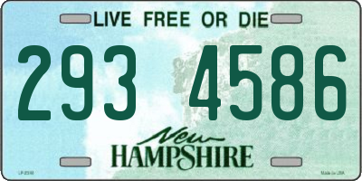 NH license plate 2934586