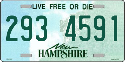 NH license plate 2934591