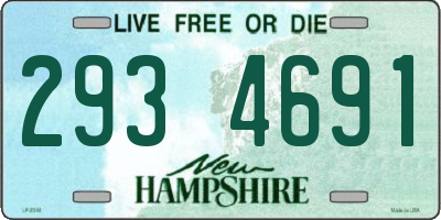 NH license plate 2934691