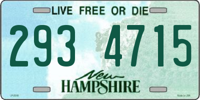 NH license plate 2934715