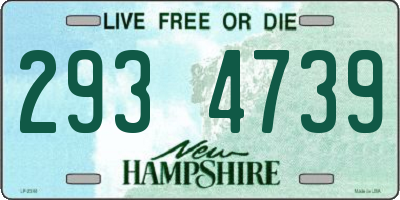 NH license plate 2934739