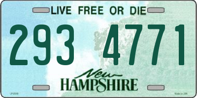 NH license plate 2934771