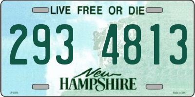 NH license plate 2934813