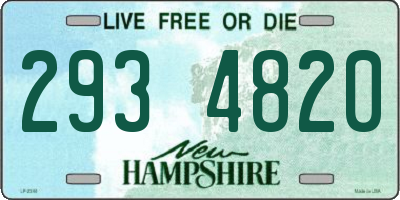 NH license plate 2934820