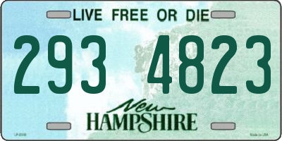 NH license plate 2934823