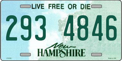 NH license plate 2934846