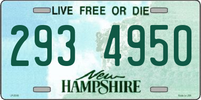 NH license plate 2934950