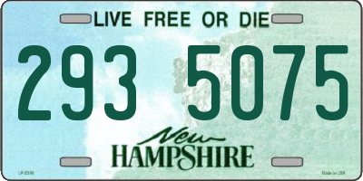NH license plate 2935075
