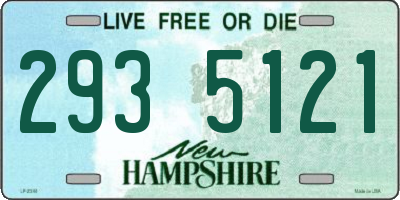 NH license plate 2935121