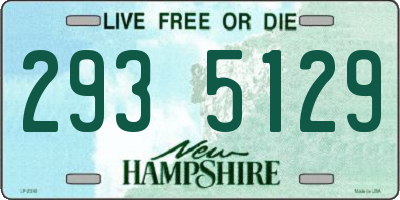 NH license plate 2935129