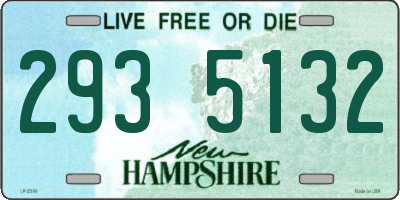NH license plate 2935132