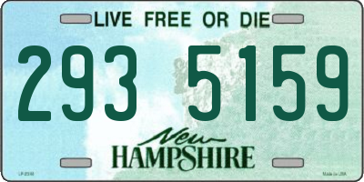 NH license plate 2935159