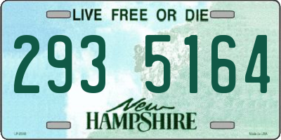 NH license plate 2935164
