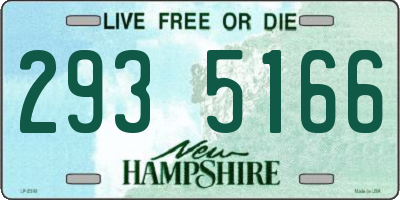 NH license plate 2935166