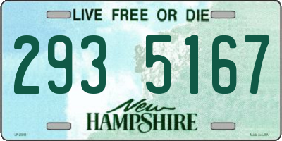 NH license plate 2935167