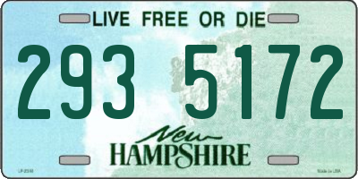 NH license plate 2935172