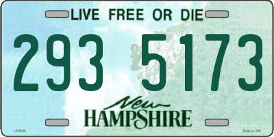 NH license plate 2935173