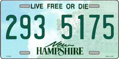 NH license plate 2935175