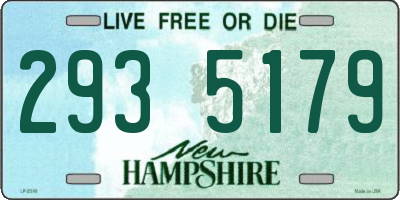 NH license plate 2935179
