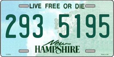 NH license plate 2935195