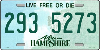 NH license plate 2935273