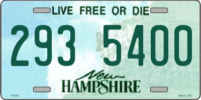 NH license plate 2935400