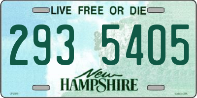 NH license plate 2935405