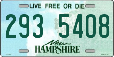 NH license plate 2935408
