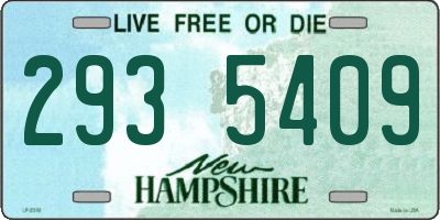 NH license plate 2935409