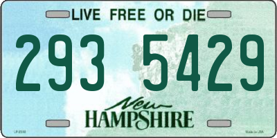 NH license plate 2935429