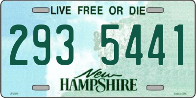 NH license plate 2935441