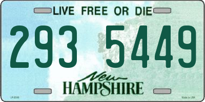 NH license plate 2935449