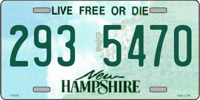 NH license plate 2935470