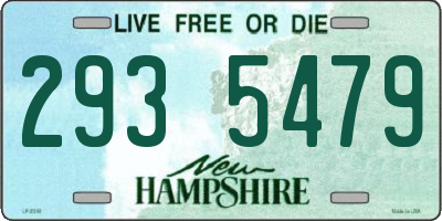 NH license plate 2935479