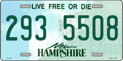 NH license plate 2935508