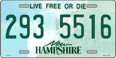 NH license plate 2935516