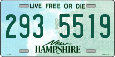 NH license plate 2935519