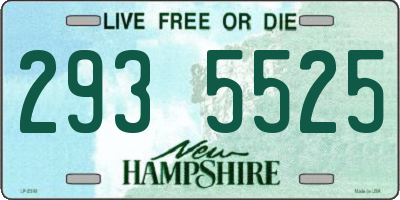 NH license plate 2935525