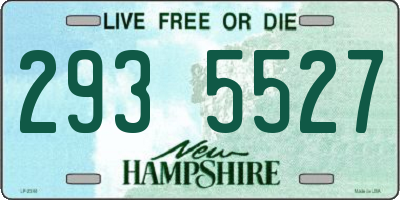 NH license plate 2935527