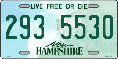 NH license plate 2935530