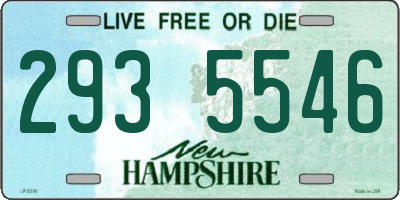 NH license plate 2935546