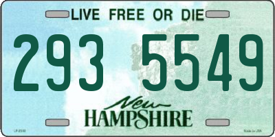 NH license plate 2935549