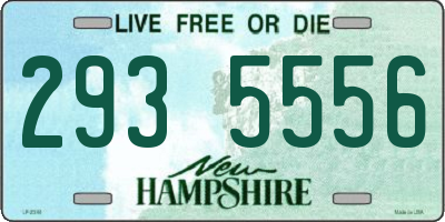 NH license plate 2935556