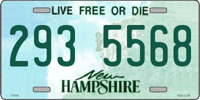 NH license plate 2935568