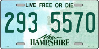 NH license plate 2935570
